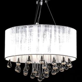 Chandelier White 18"x20"